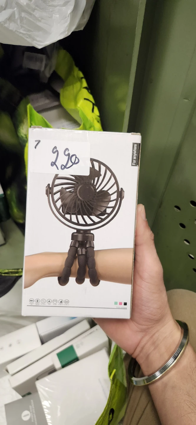 Portable Mini Fan with Flexible Tripod