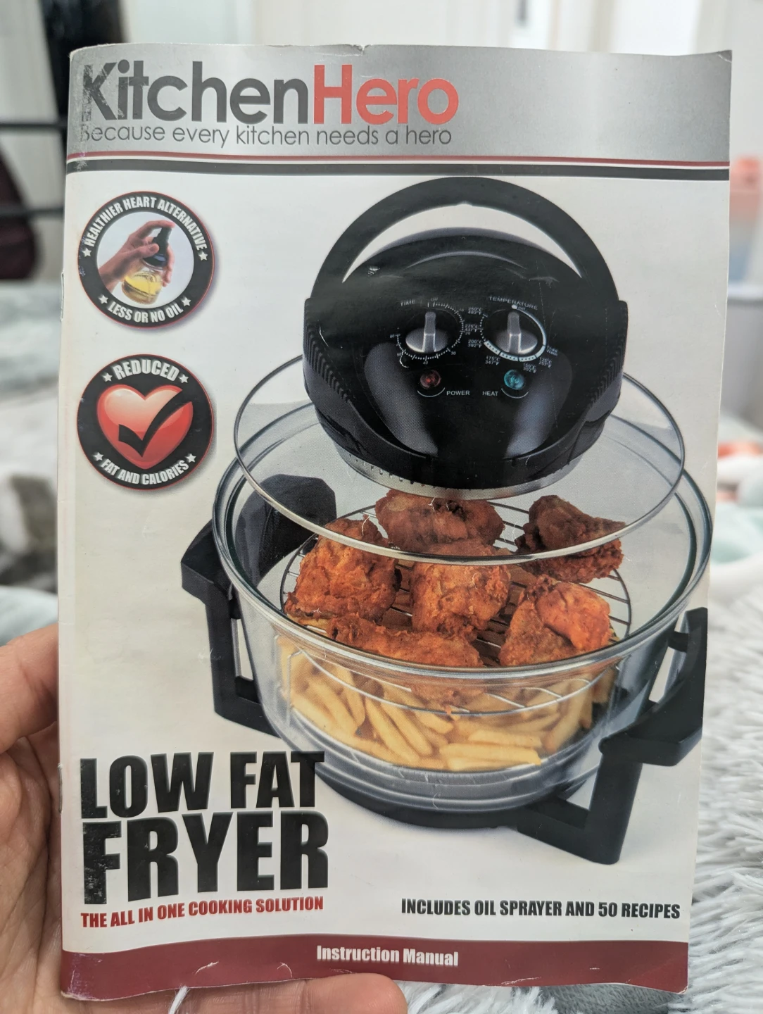 KitchenHero Low Fat Fryer - All in One Cooking Solution