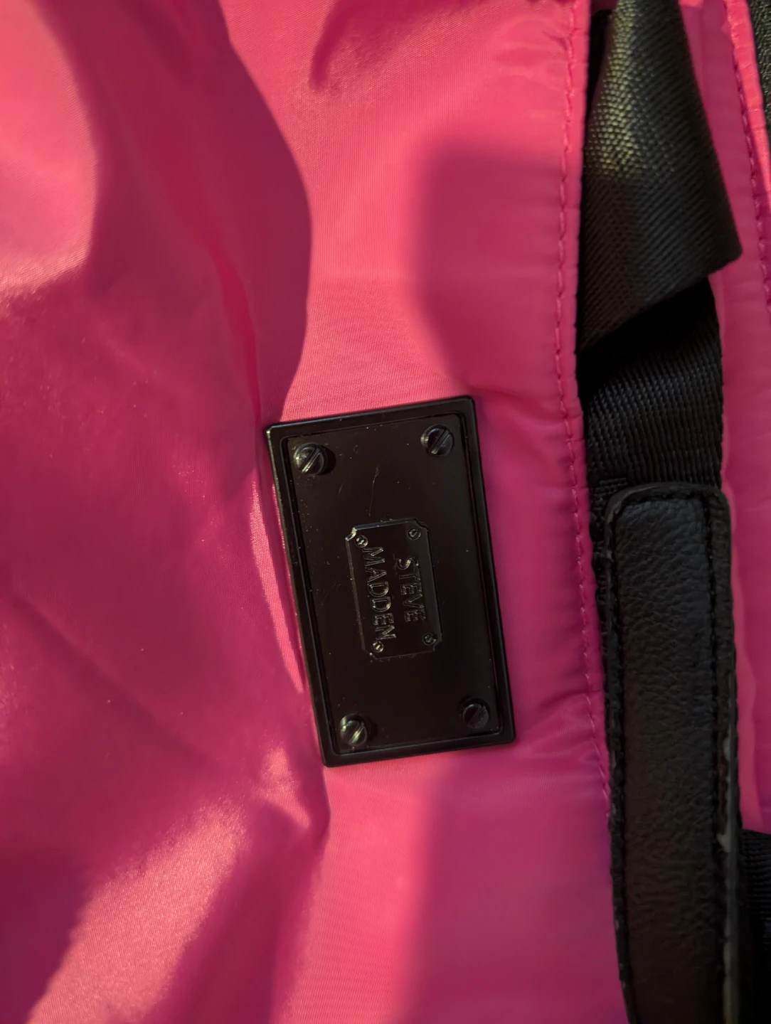 Steve Madden Pink Quilted Backpack - photo 3