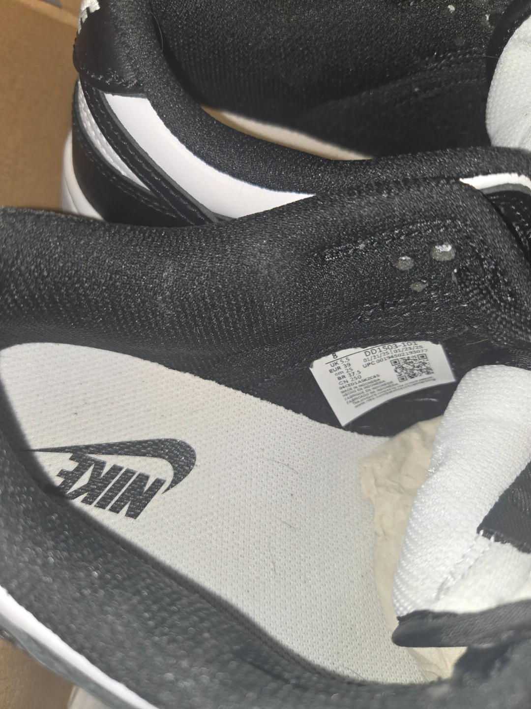 Nike Dunk Low (Black & White) - photo 5