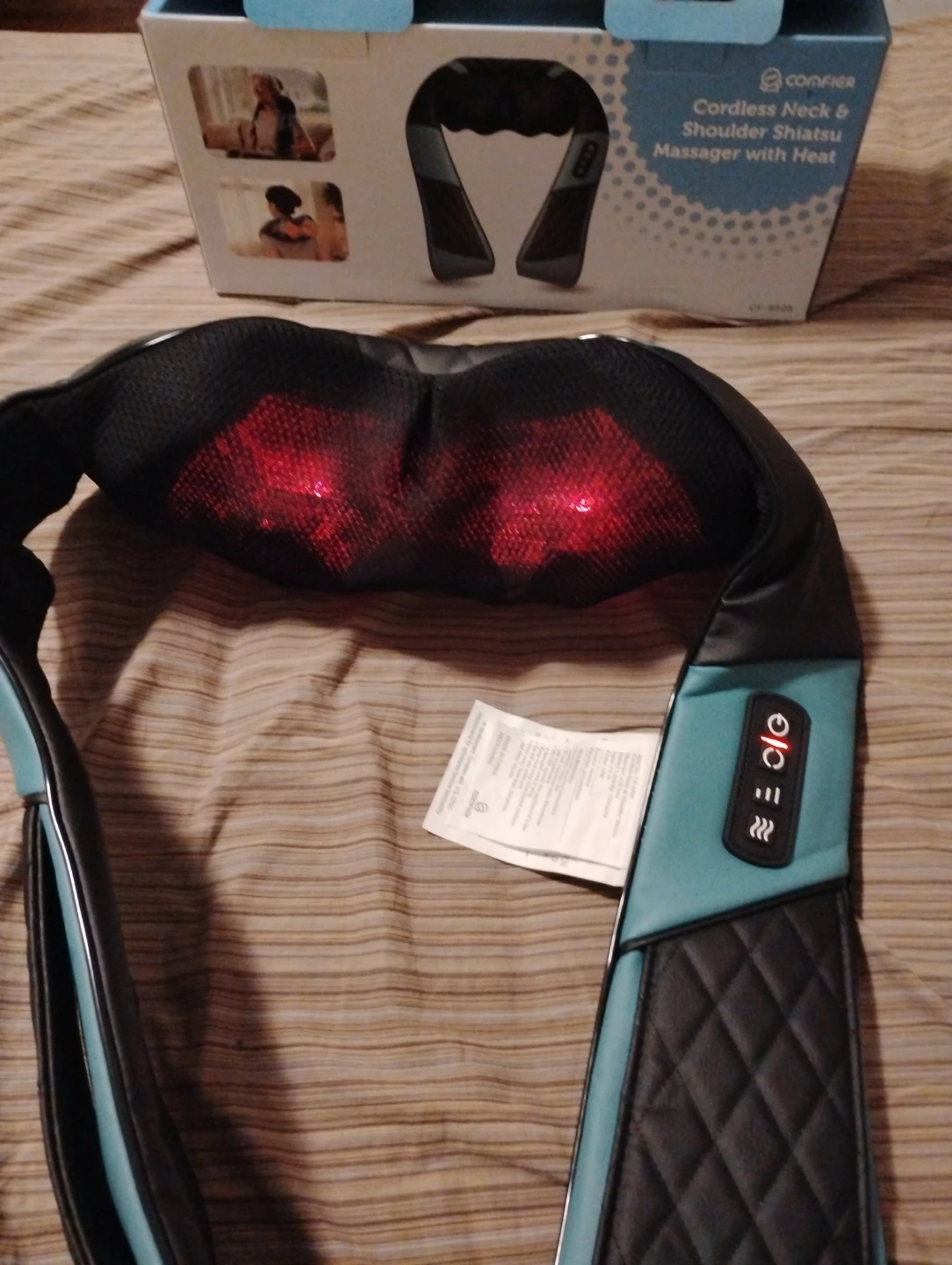 Comfier Cordless Neck Massager with Heat