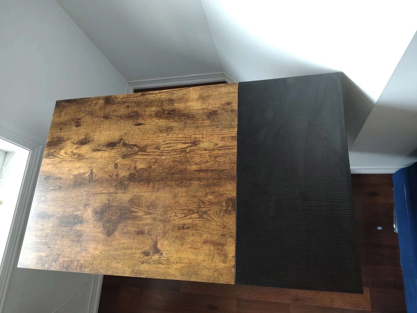 Two-Tone Desk with Drawers