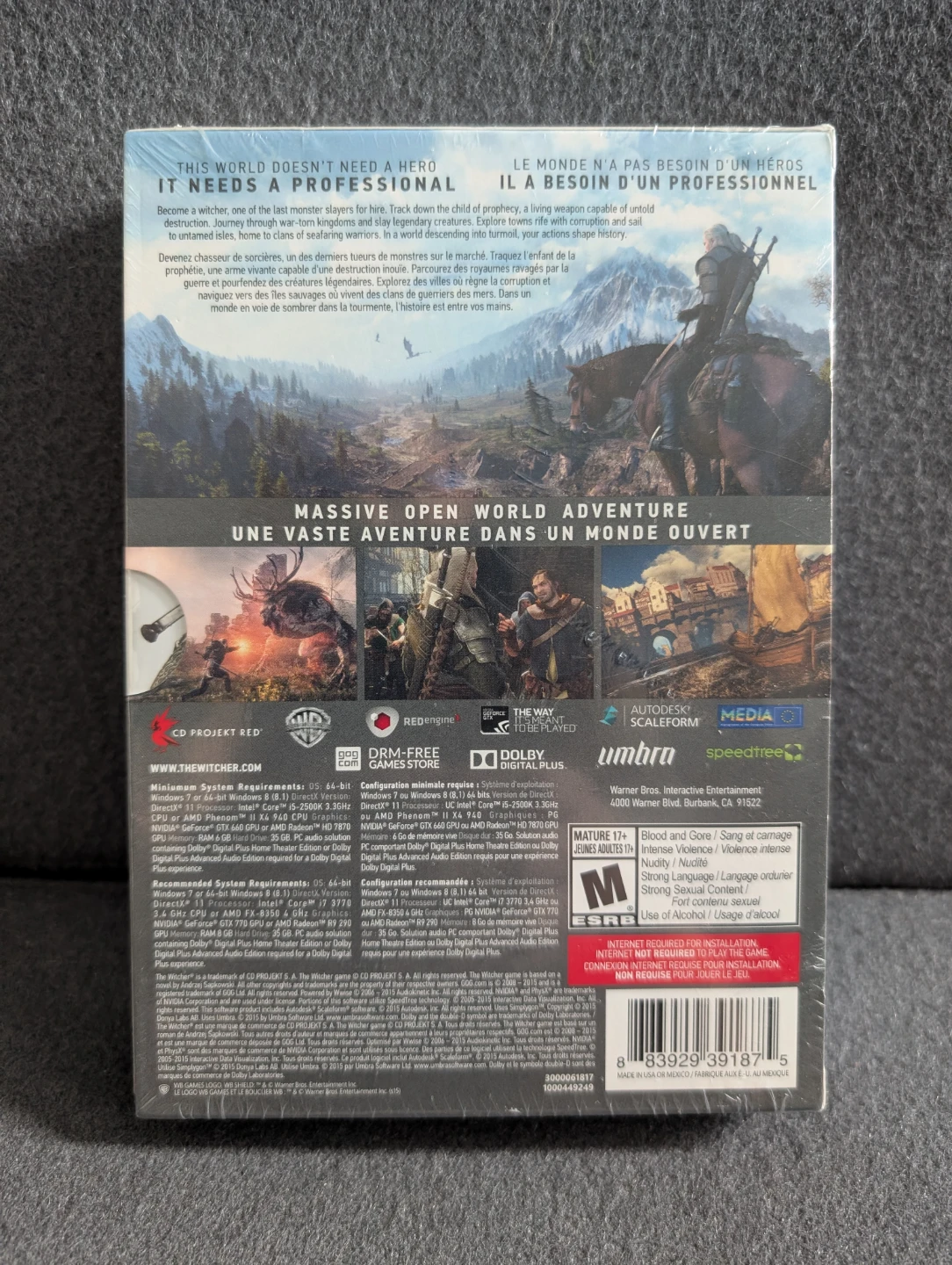The Witcher 3: Wild Hunt - PC Game (Sealed) - photo 3
