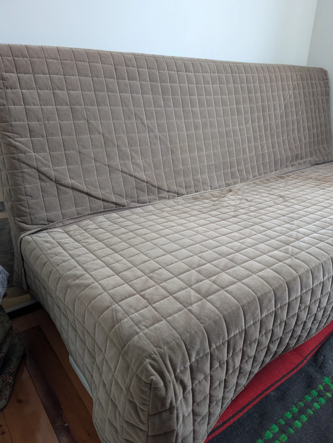 Brown Futon Sofa Bed - photo 4