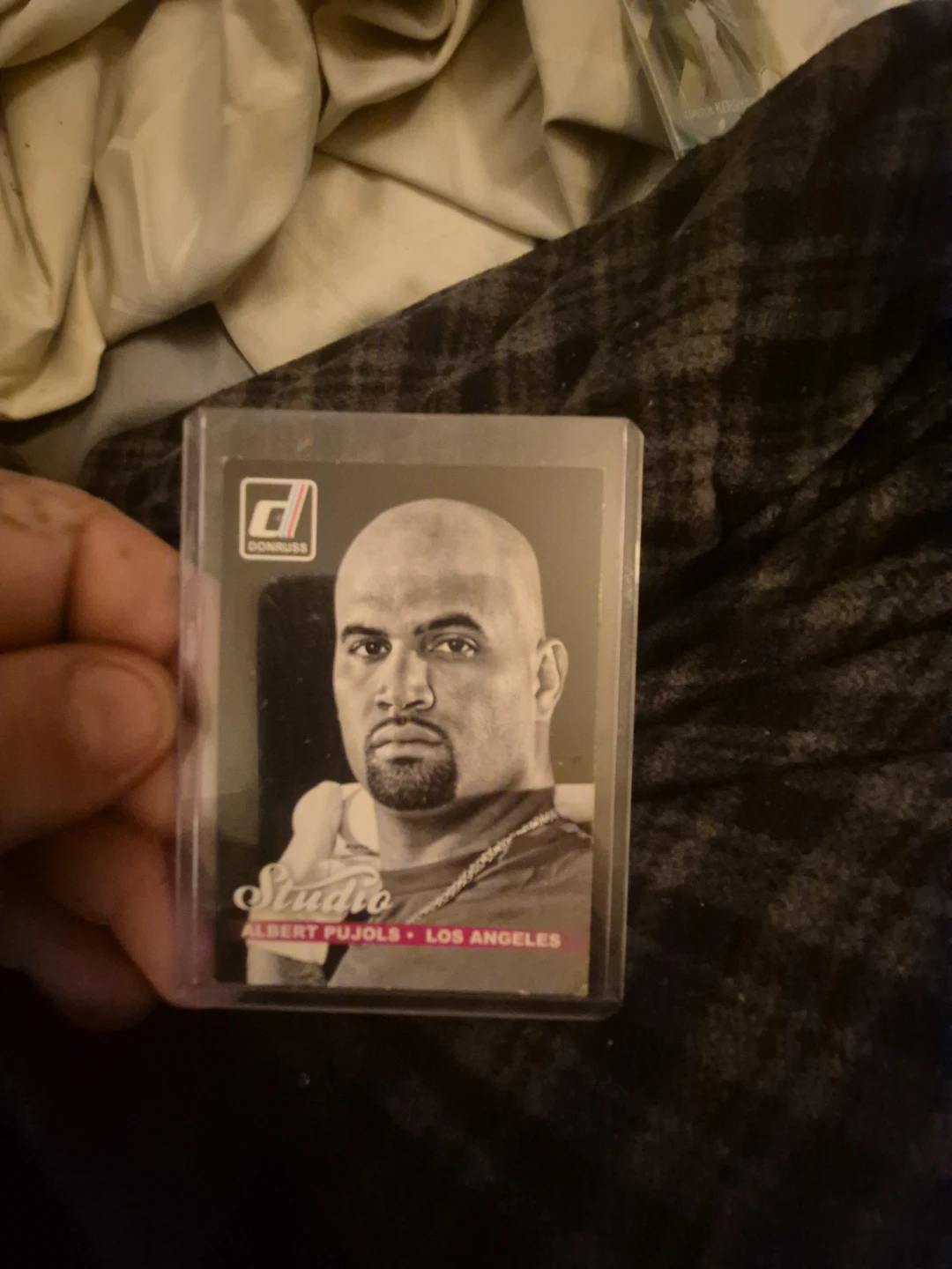 2014 Panini Donruss Studio Albert Pujols Baseball Card