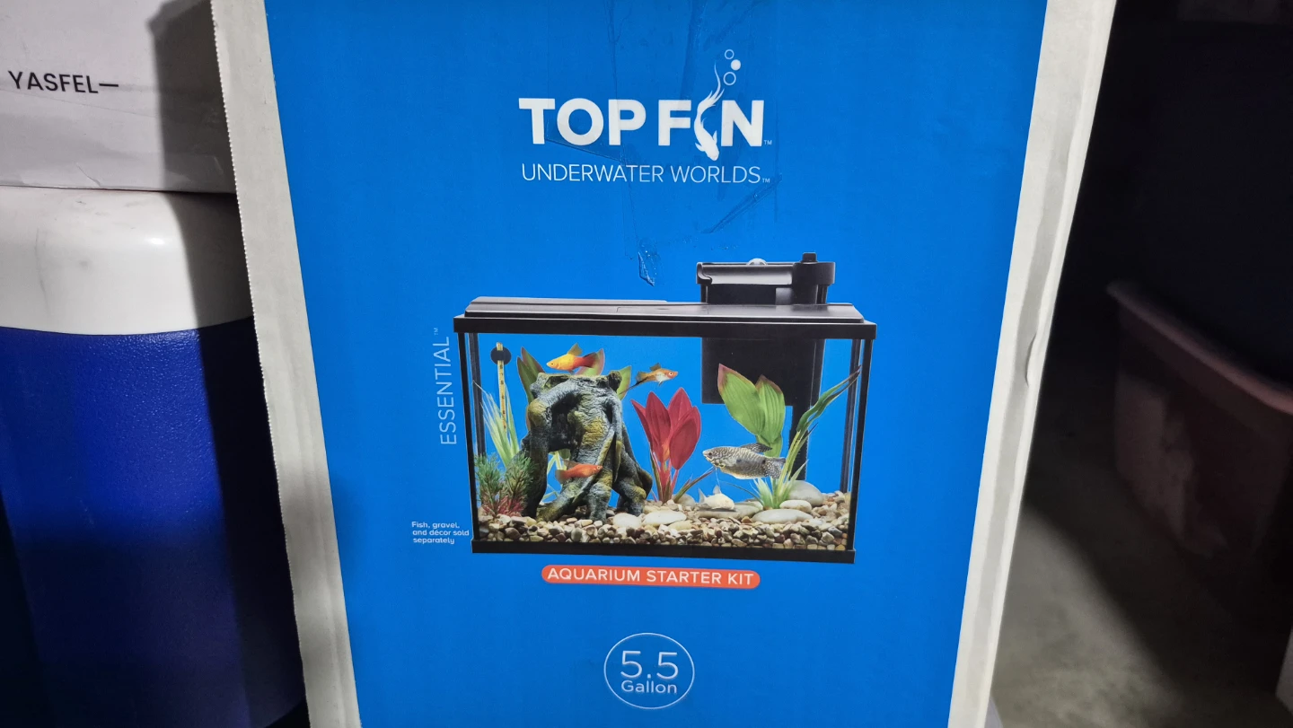Top Fin Essential Aquarium Starter Kit 5.5 Gallon