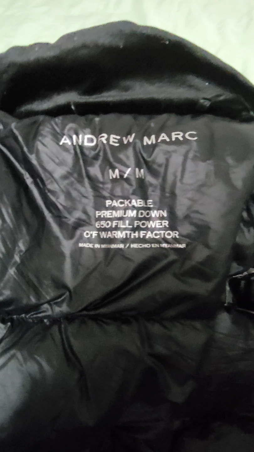 Andrew Marc Packable Down Puffer - M - photo 3