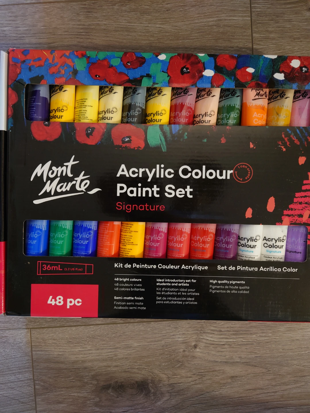 Mont Marte Acrylic Colour Paint Set - 48pc