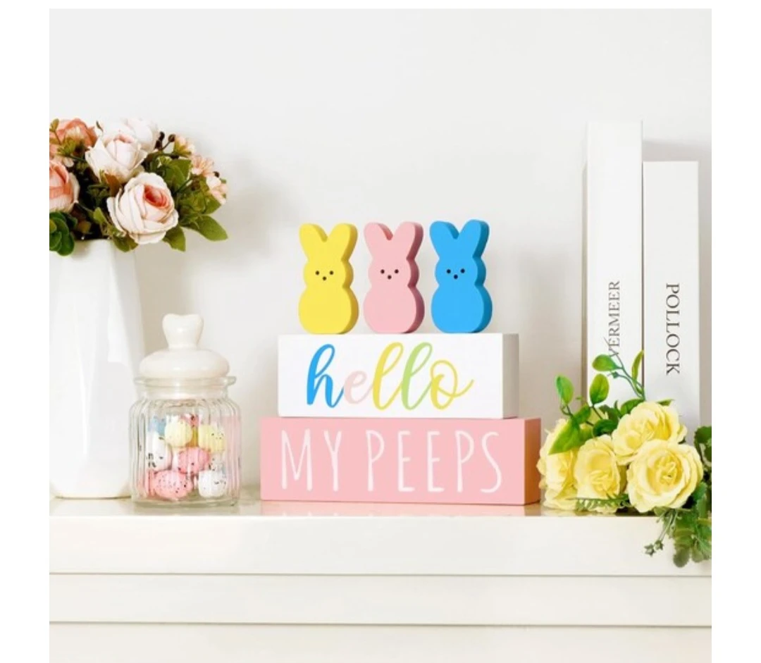 Easter Peeps Wooden Decor - photo 2
