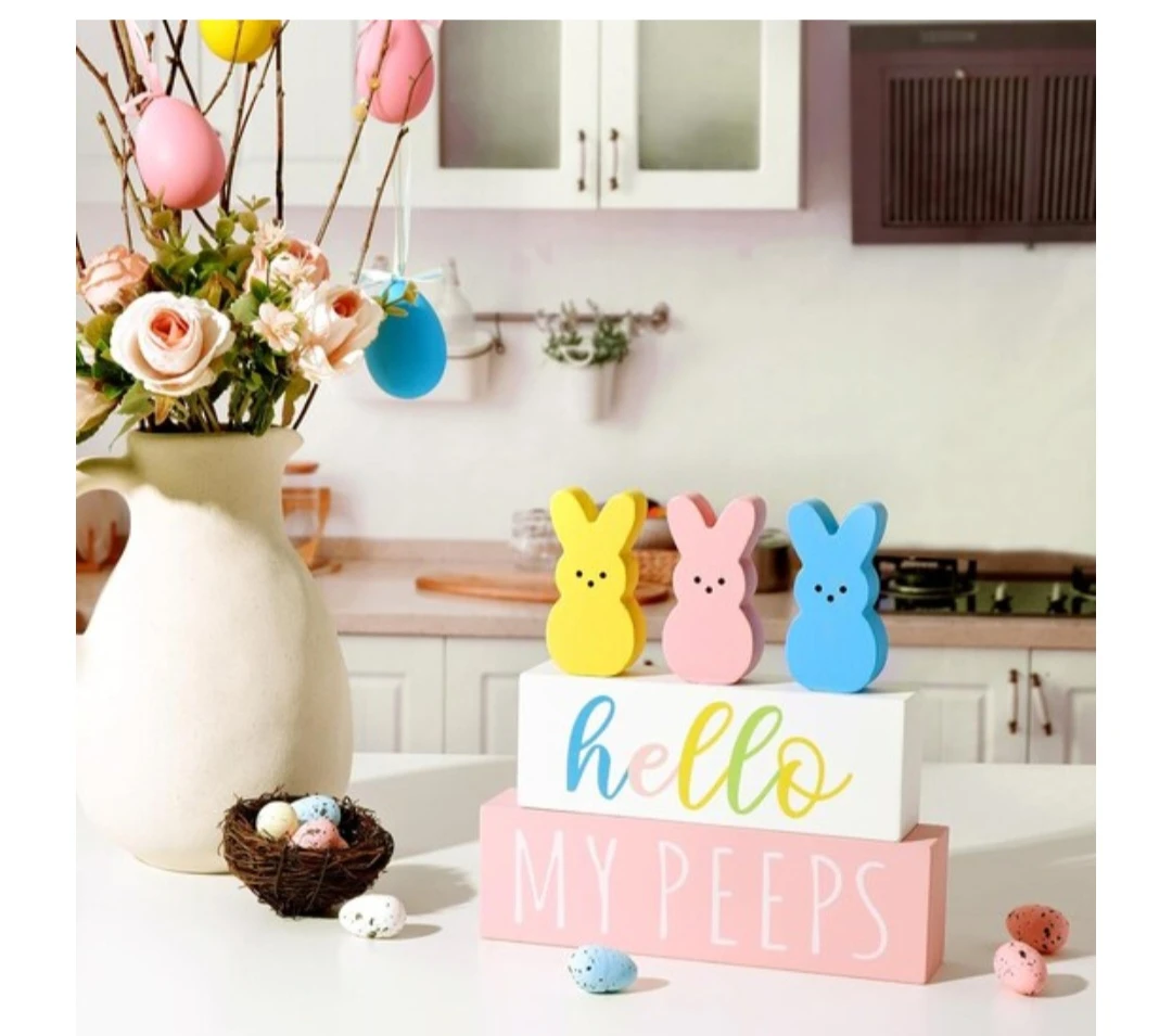 Easter Peeps Wooden Decor - photo 3