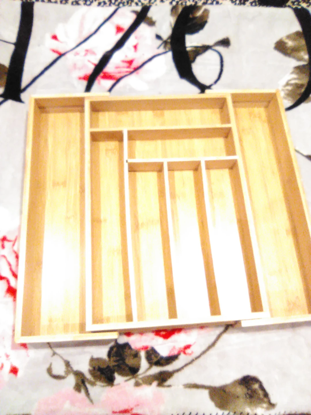Bamboo Expandable Drawer Organizer - photo 2