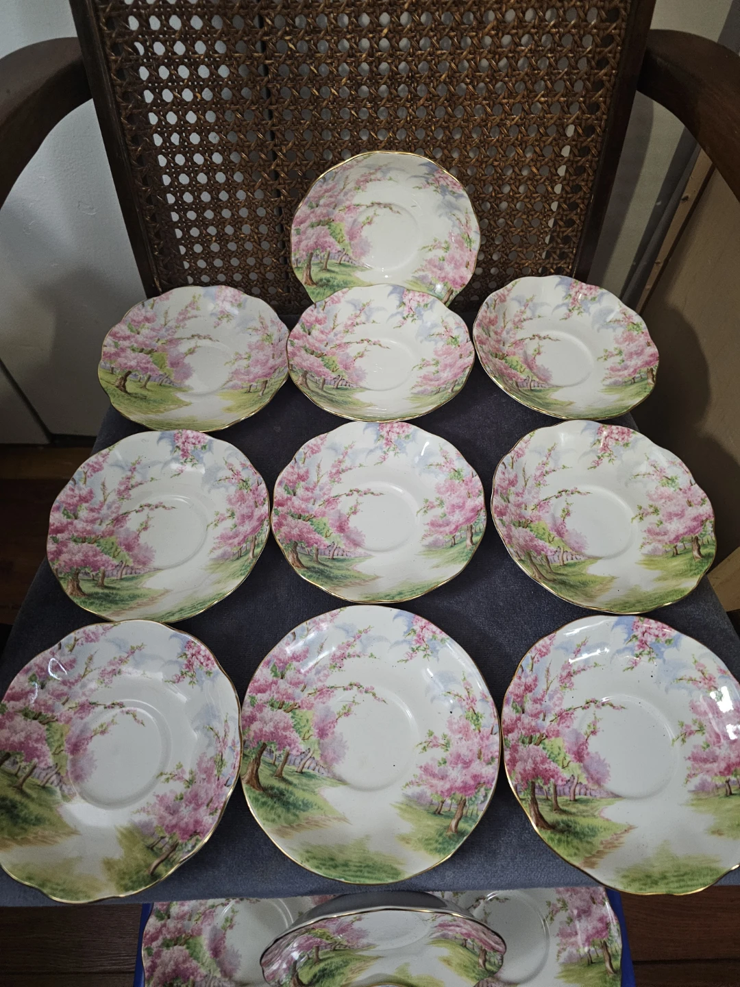 Royal Albert Blossom Time Saucers Set of 18 - photo 2