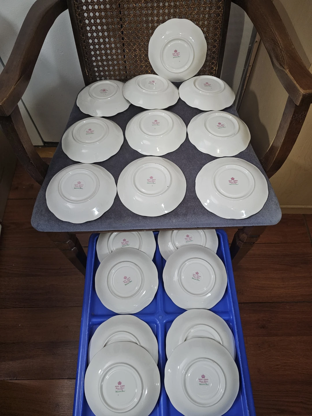 Royal Albert Blossom Time Saucers Set of 18 - photo 4