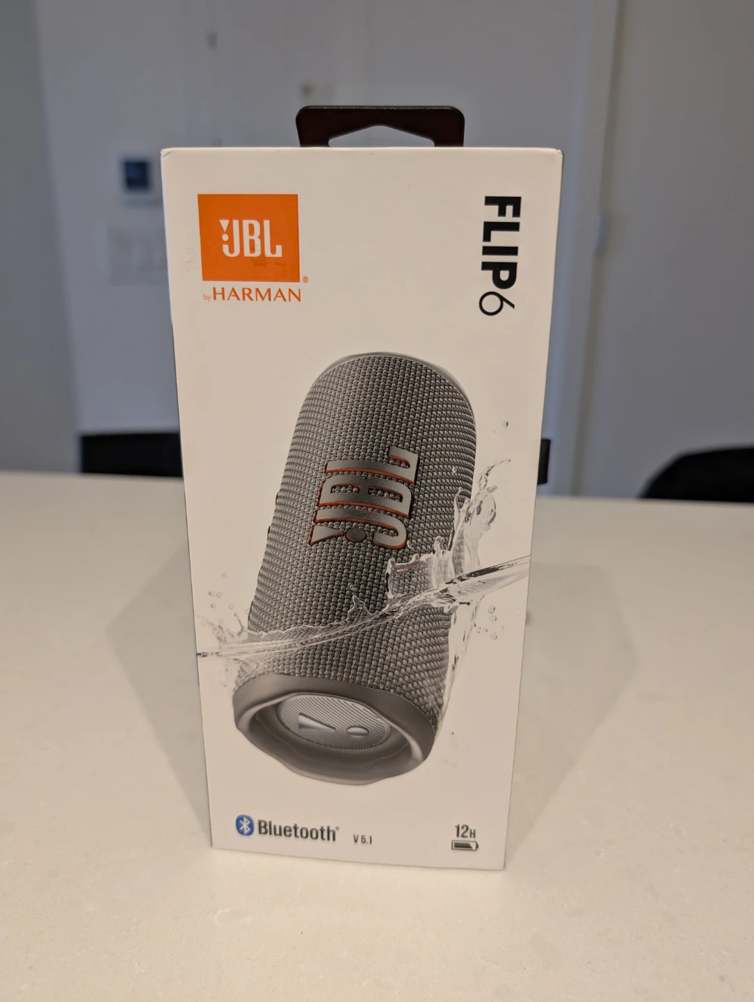 BNIB JBL Flip 6 Grey Bluetooth Speaker 🧡