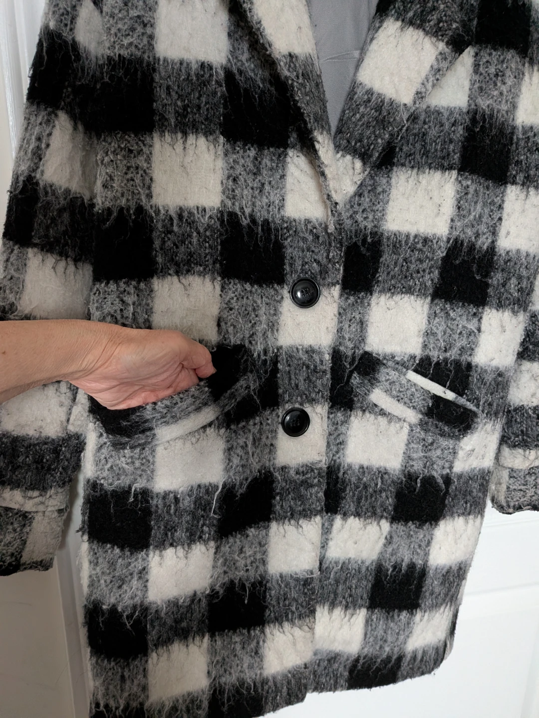 Vero Moda Plaid 3/4 jacket  - Size XS - photo 3