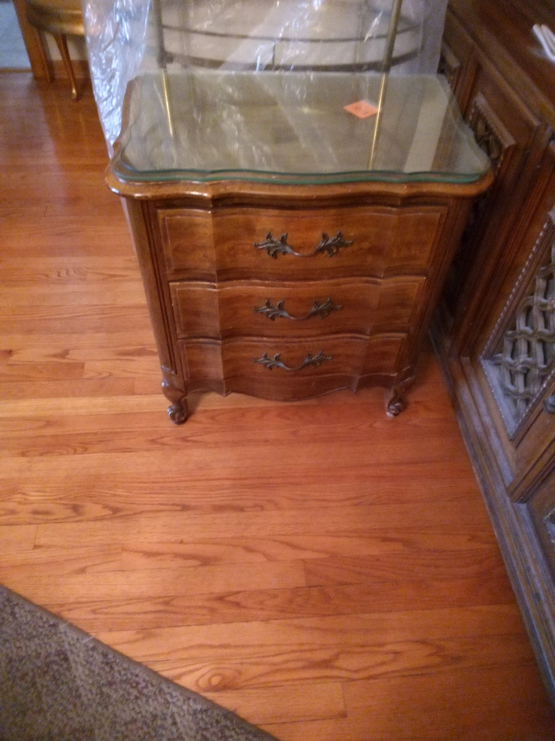 Antique nightstand and dresser