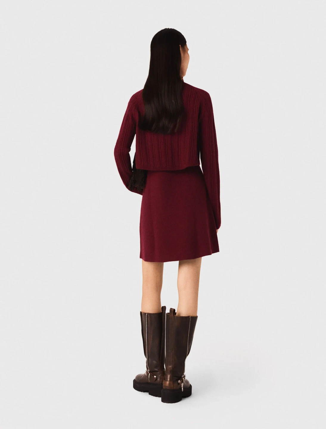 Maje 2-in-1 Knit Mini Dress – New (Unworn) - photo 3