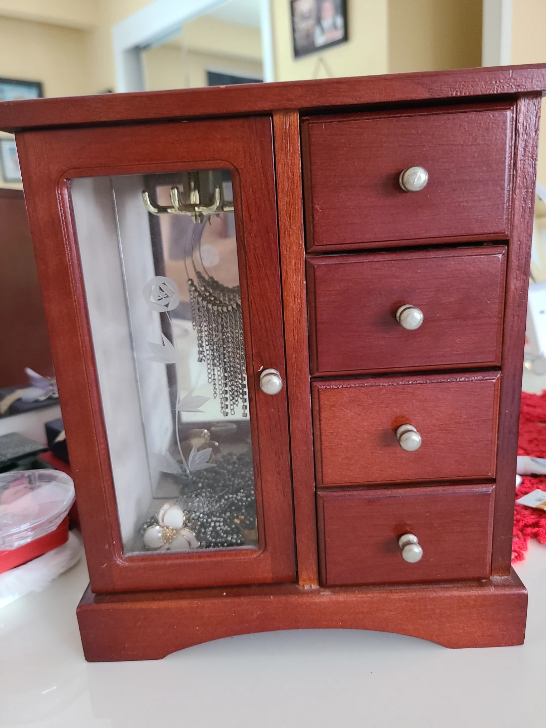Wooden Jewellery Box with Drawers"🧡" - photo 4