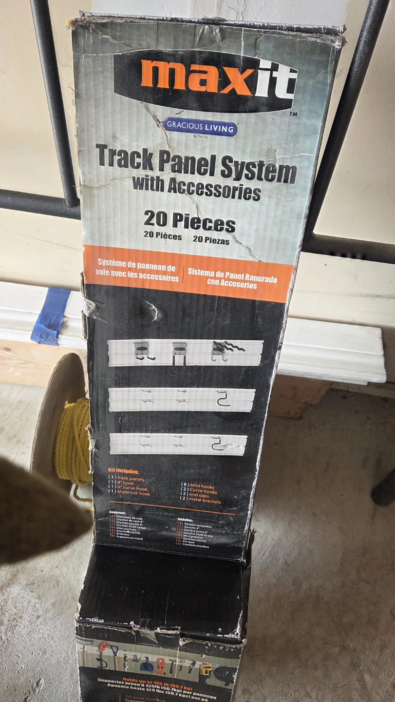 Maxit Track Panel System with Accessories - 20 Pieces - photo 4