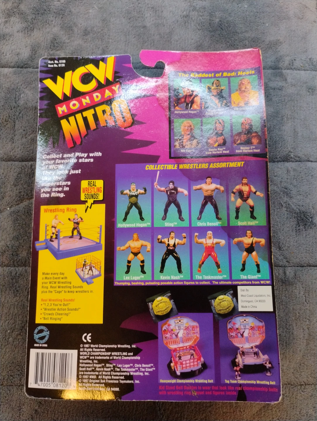 Hollywood Hogan 1997 Toymakers WCW Monday Nitro Heels Hulk Hogan - photo 2