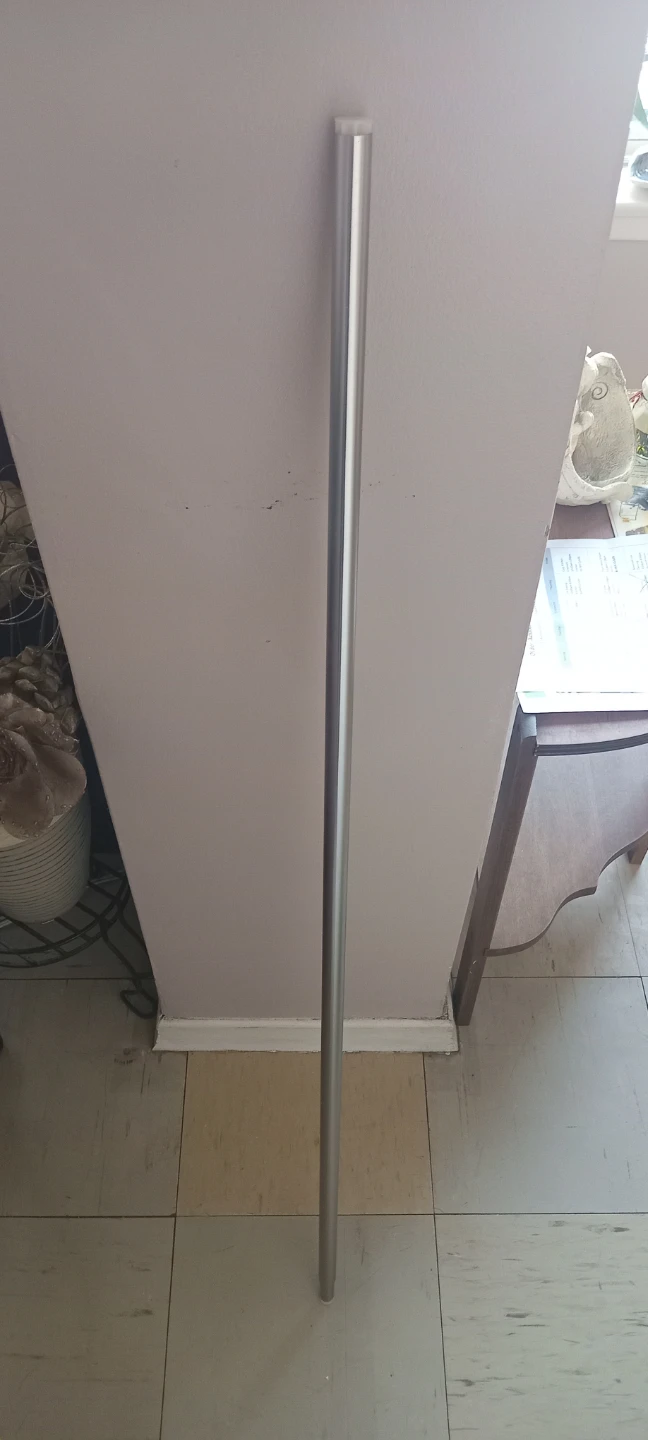 Ajustable Silver metal  Curtain Rod