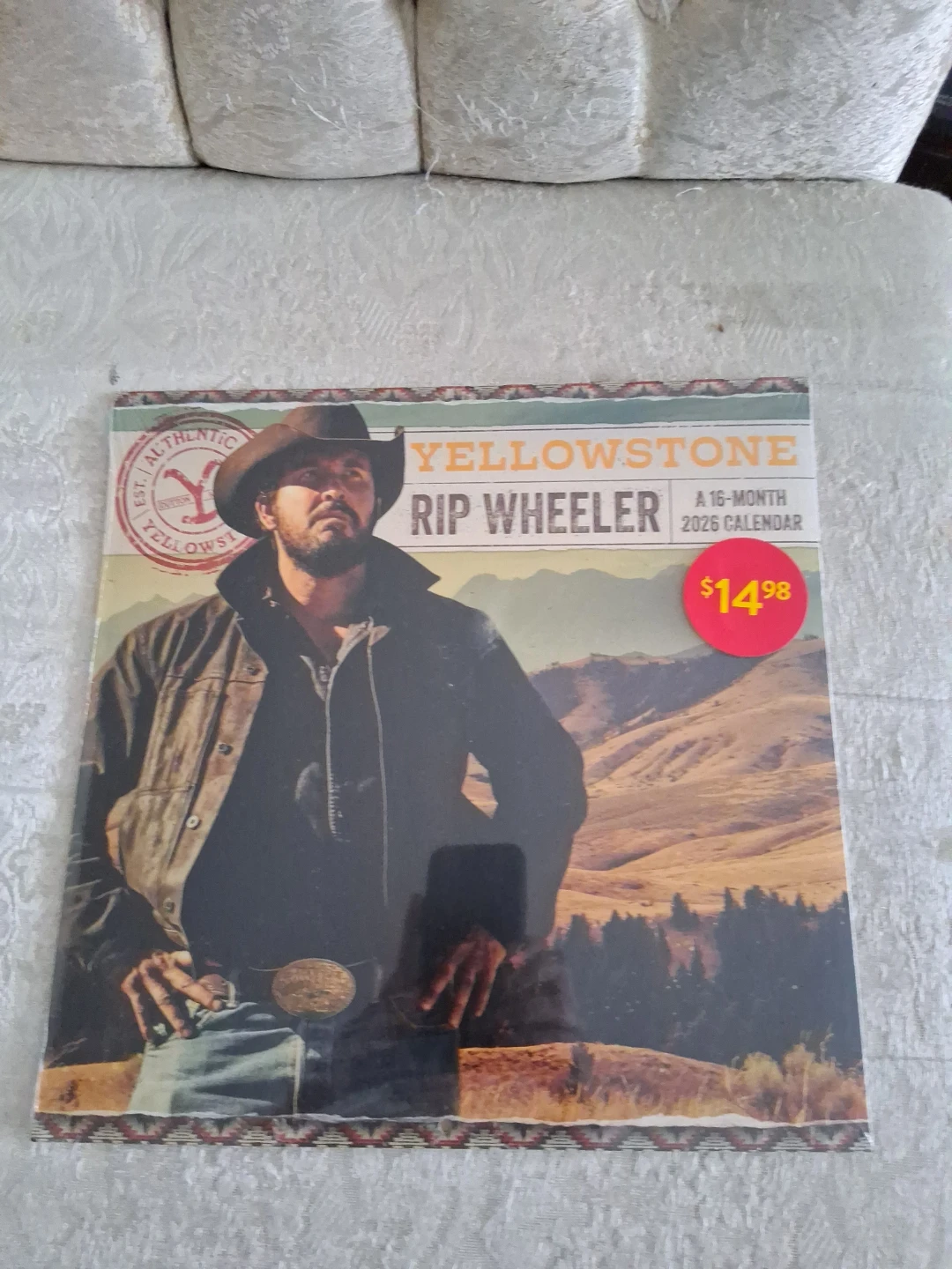 Yellowstone Rip Wheeler 2026 Calendar