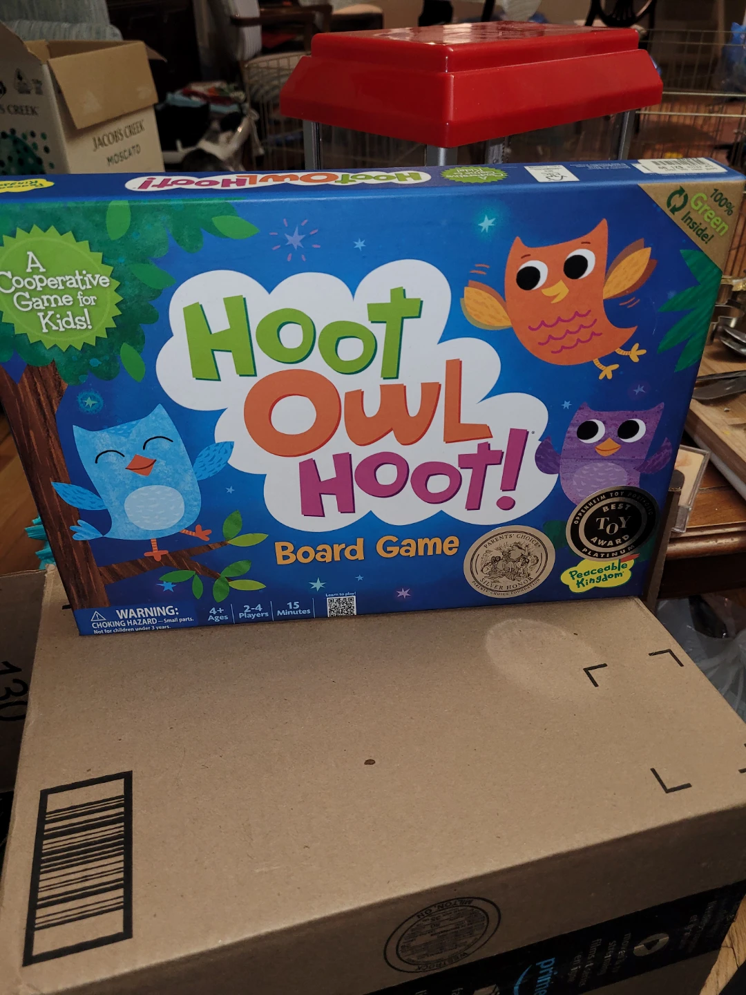 Hoot Owl Hoot! Cooperative Board Game for Kids