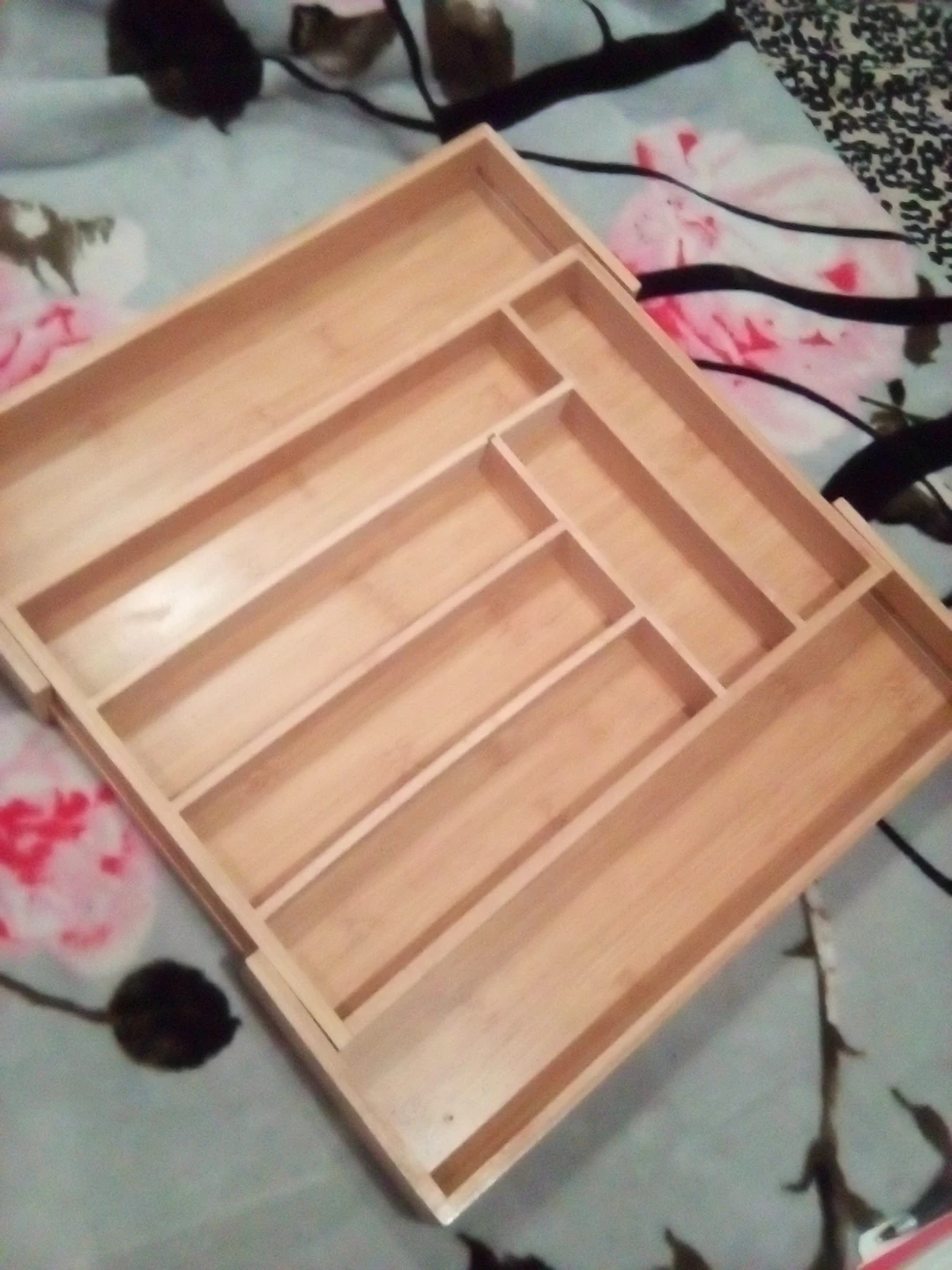 Bamboo Expandable Drawer Organizer