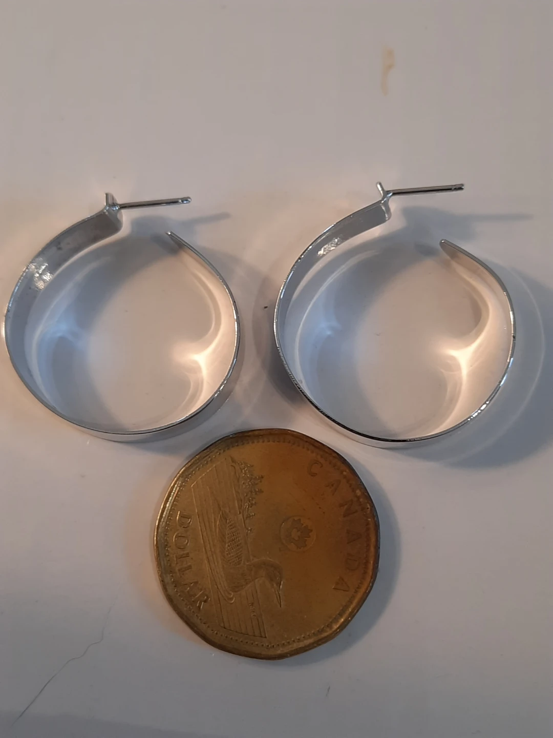 Sterling Silver Hoop Earrings - photo 2