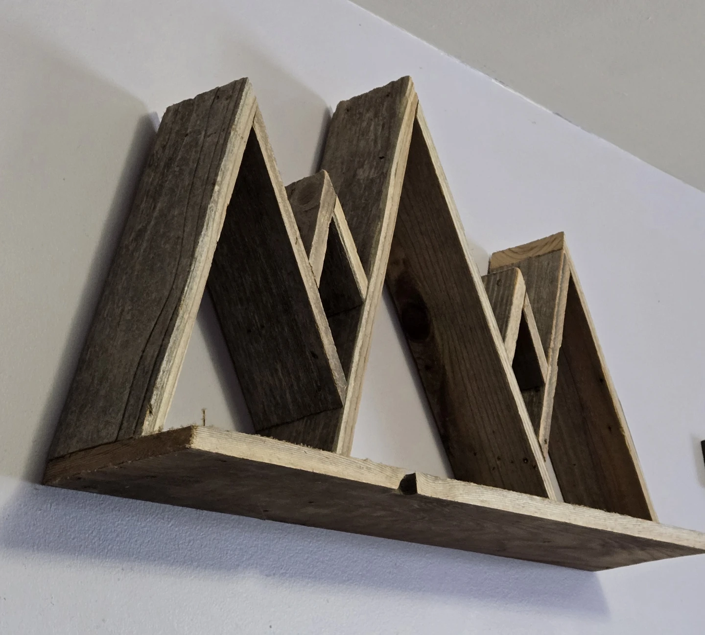 Rustic Wood Mountain Shelf  - photo 2