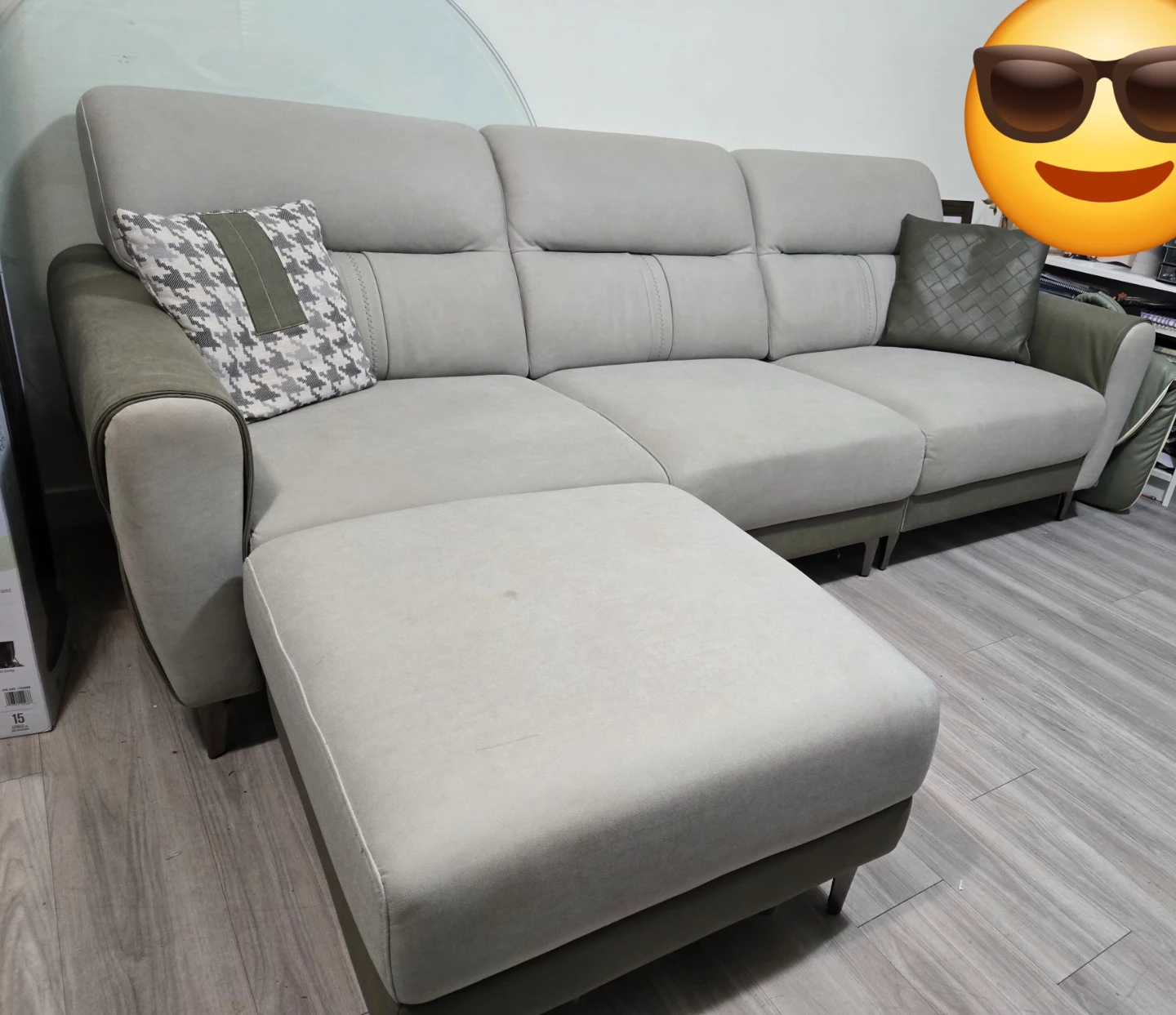 Home Quarters Furnishings Sectional Sofa - photo 2