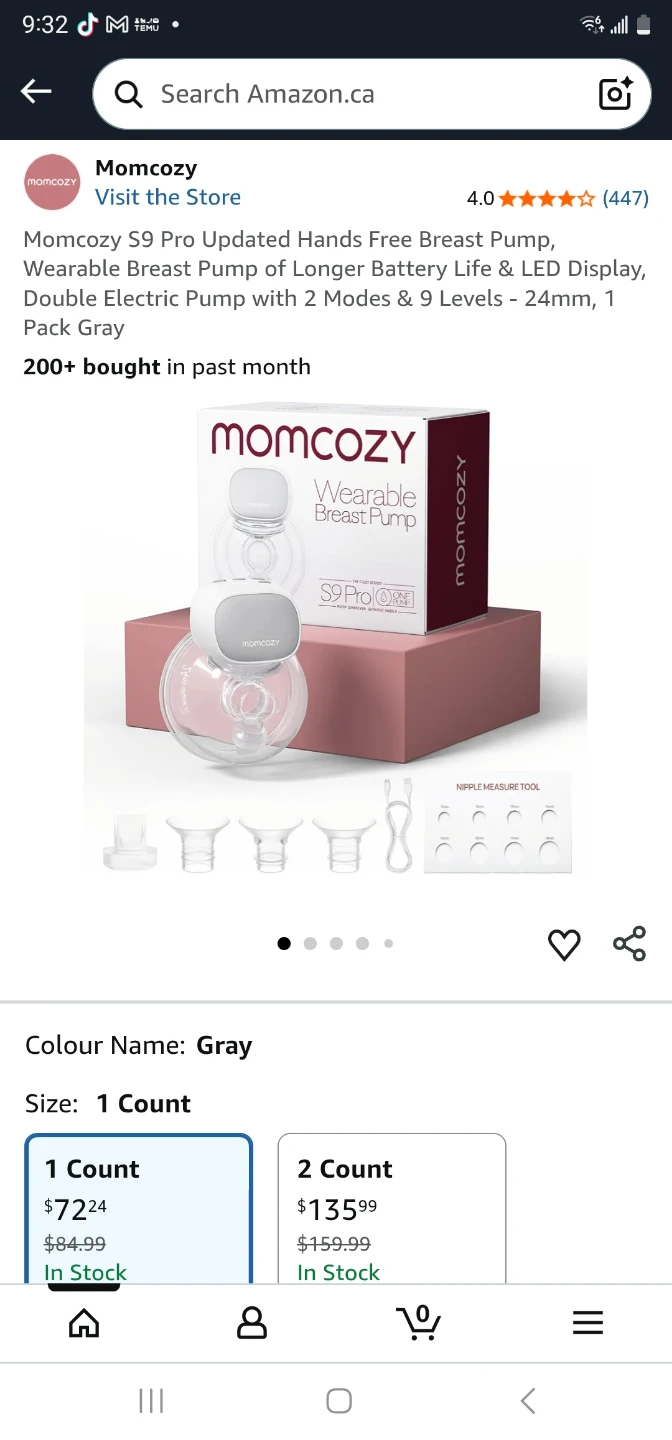 New Momcozy S9 Pro Wearable Breast Pump - photo 3