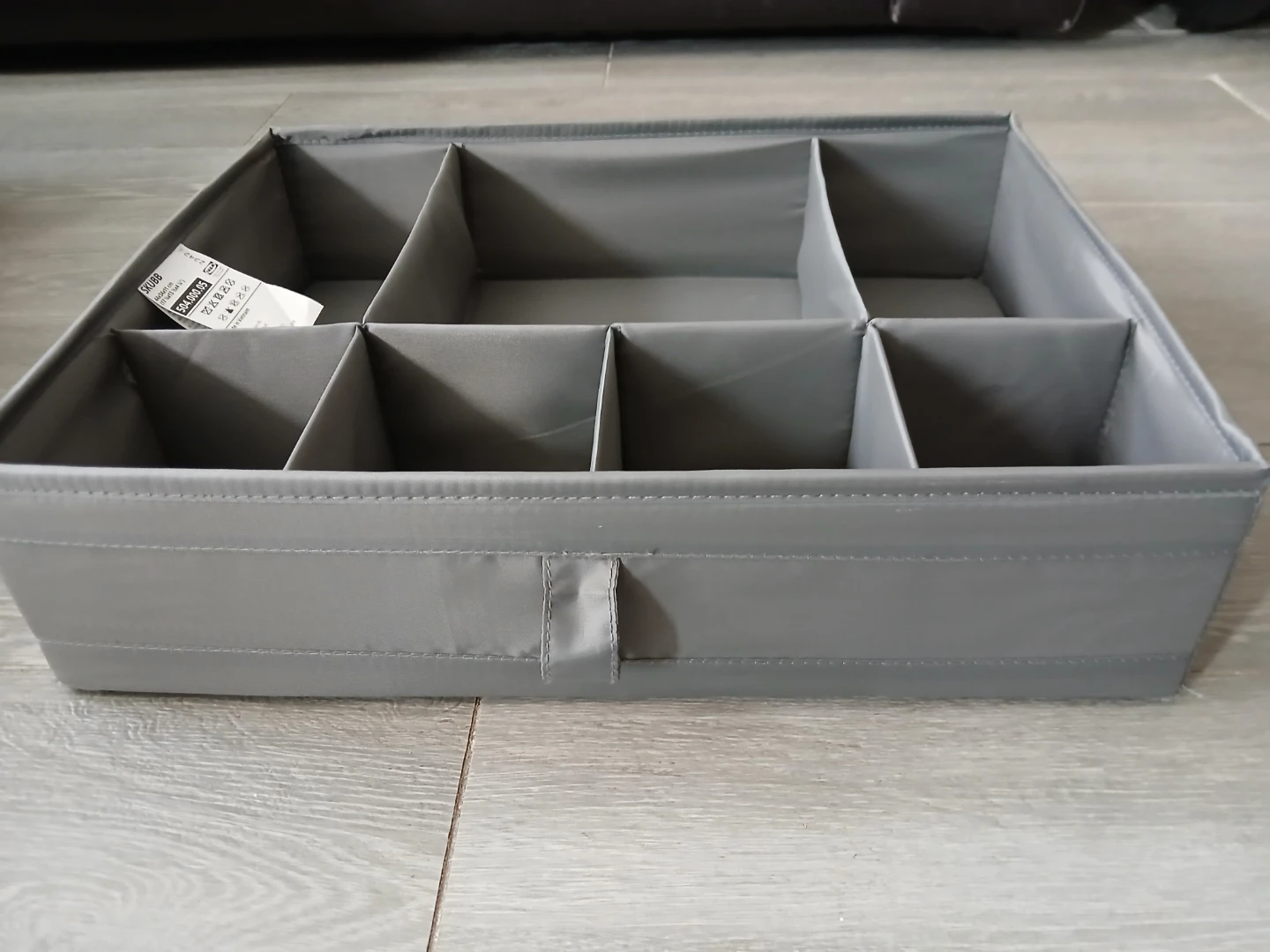 IKEA SKUBB Storage Box 44x34x11 cm Grey. Firm price.