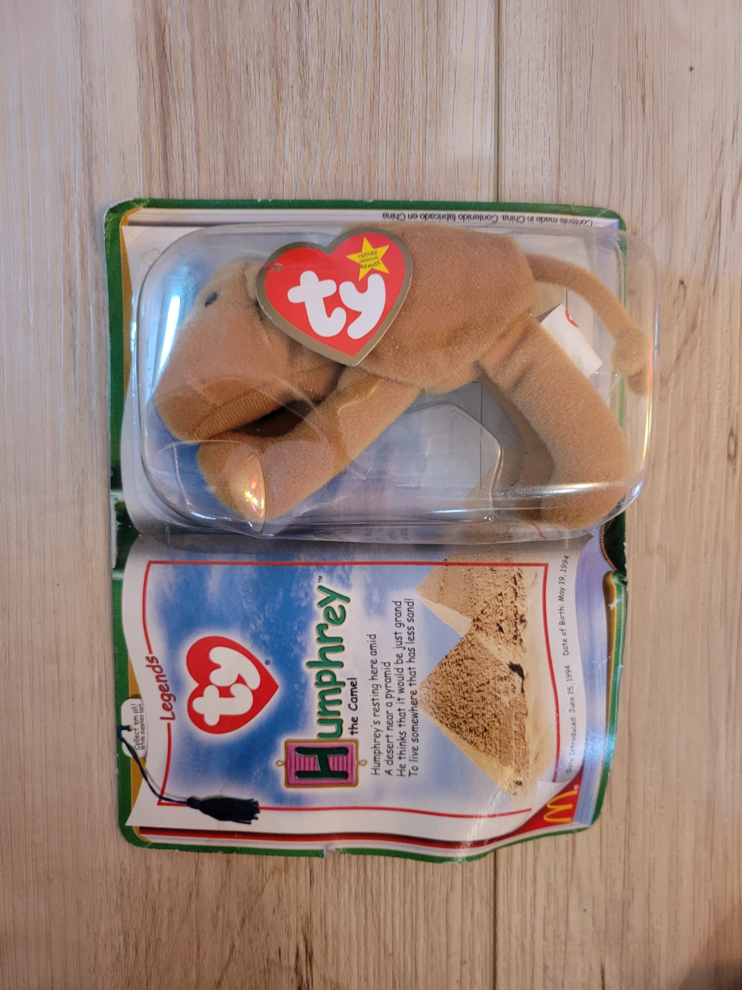 TY Humphrey the Camel Teenie Beanie Baby McDonald's Legends 2000 - photo 4