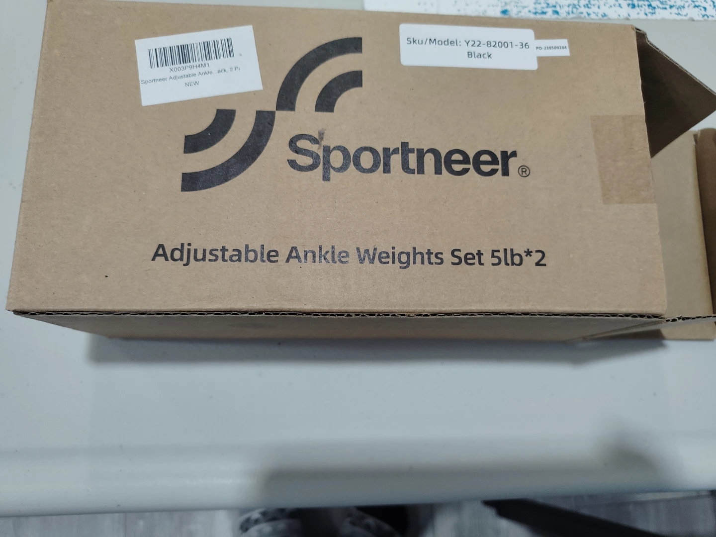 Sportneer Adjustable Ankle Weights Set 5lb*2