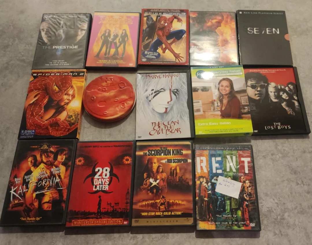 DVD Movie Bundle - The Prestige, Spider-Man, and More!