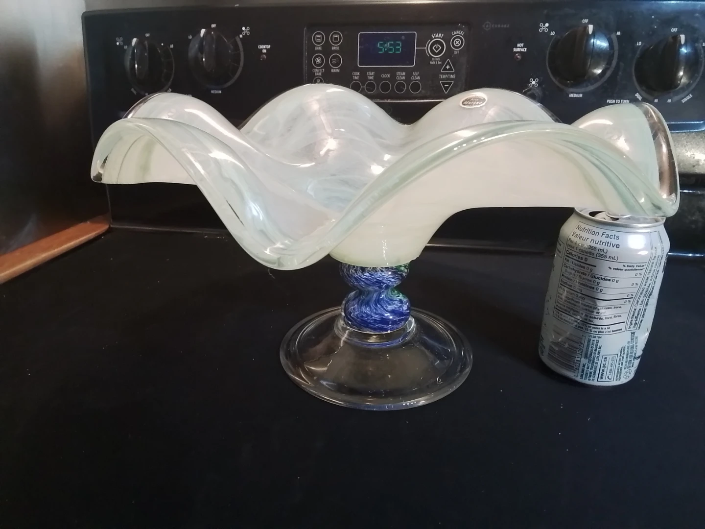 Vintage Lavorazione Arte Murano Glass Bowl