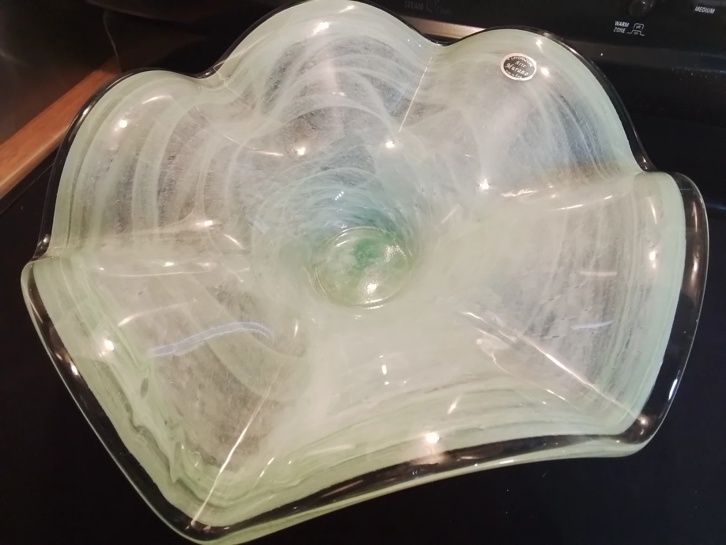 Vintage Lavorazione Arte Murano Glass Bowl - photo 2