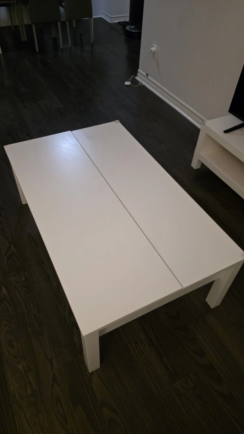 White adjustable Coffee Table - photo 3