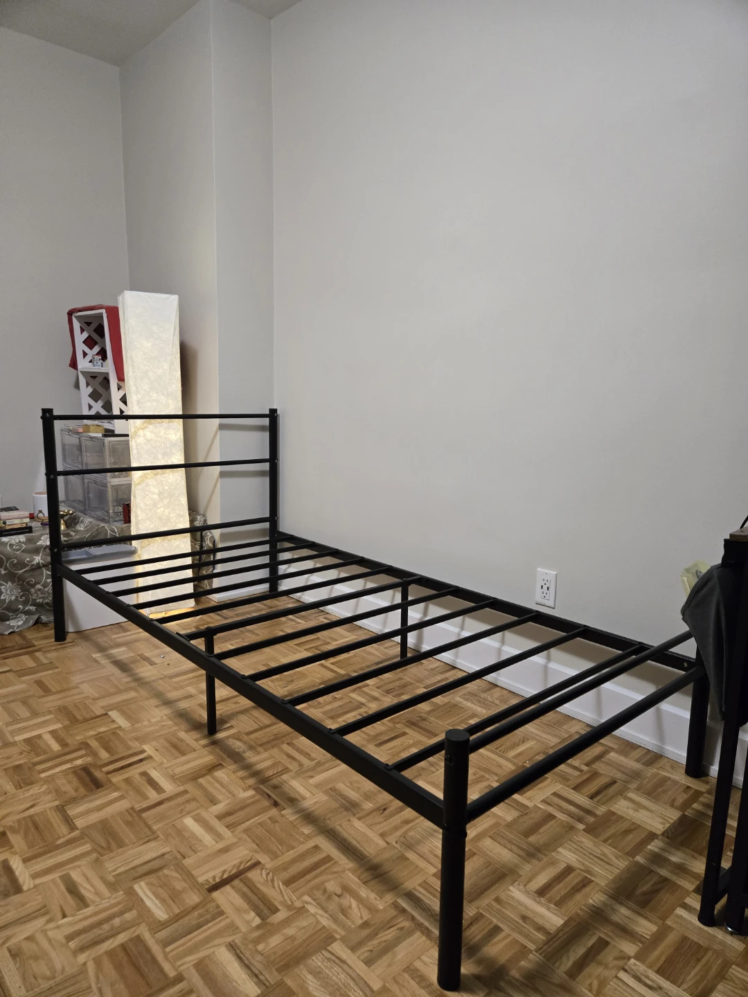 Black Metal Twin Bed Frame - photo 3