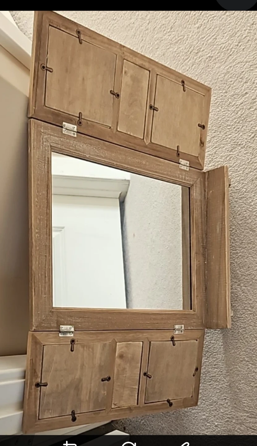 Wooden Love Photo Mirror Frame - photo 2