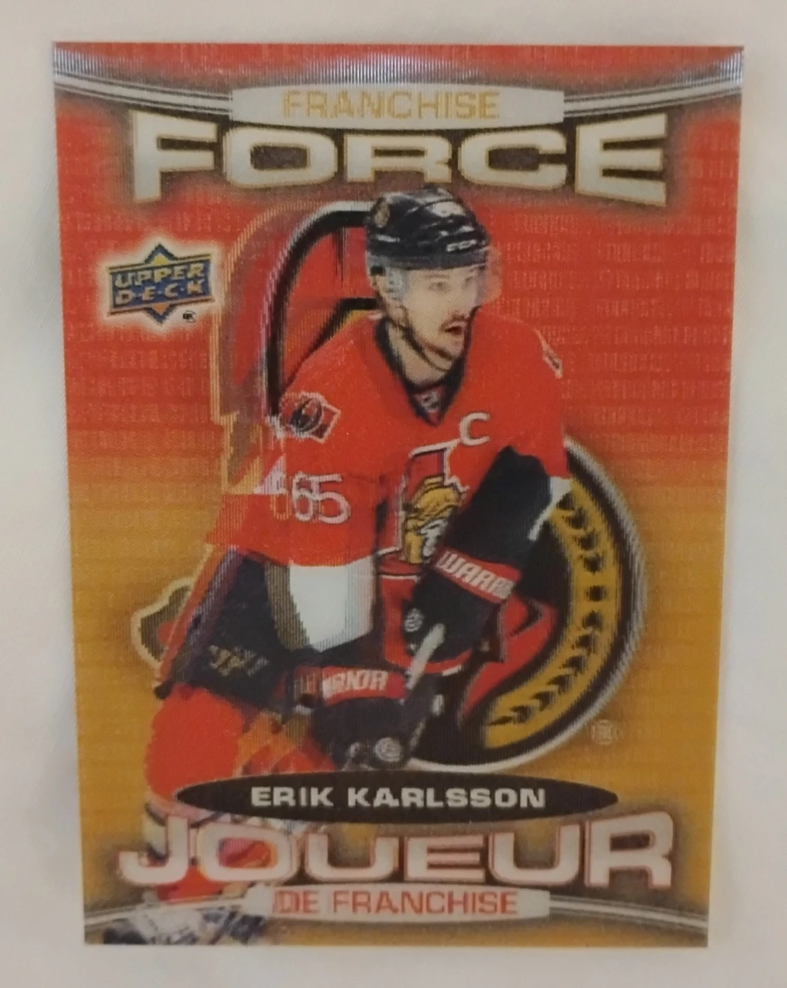 Erik Karlsson Tim Hortons Hockey Card 🥕