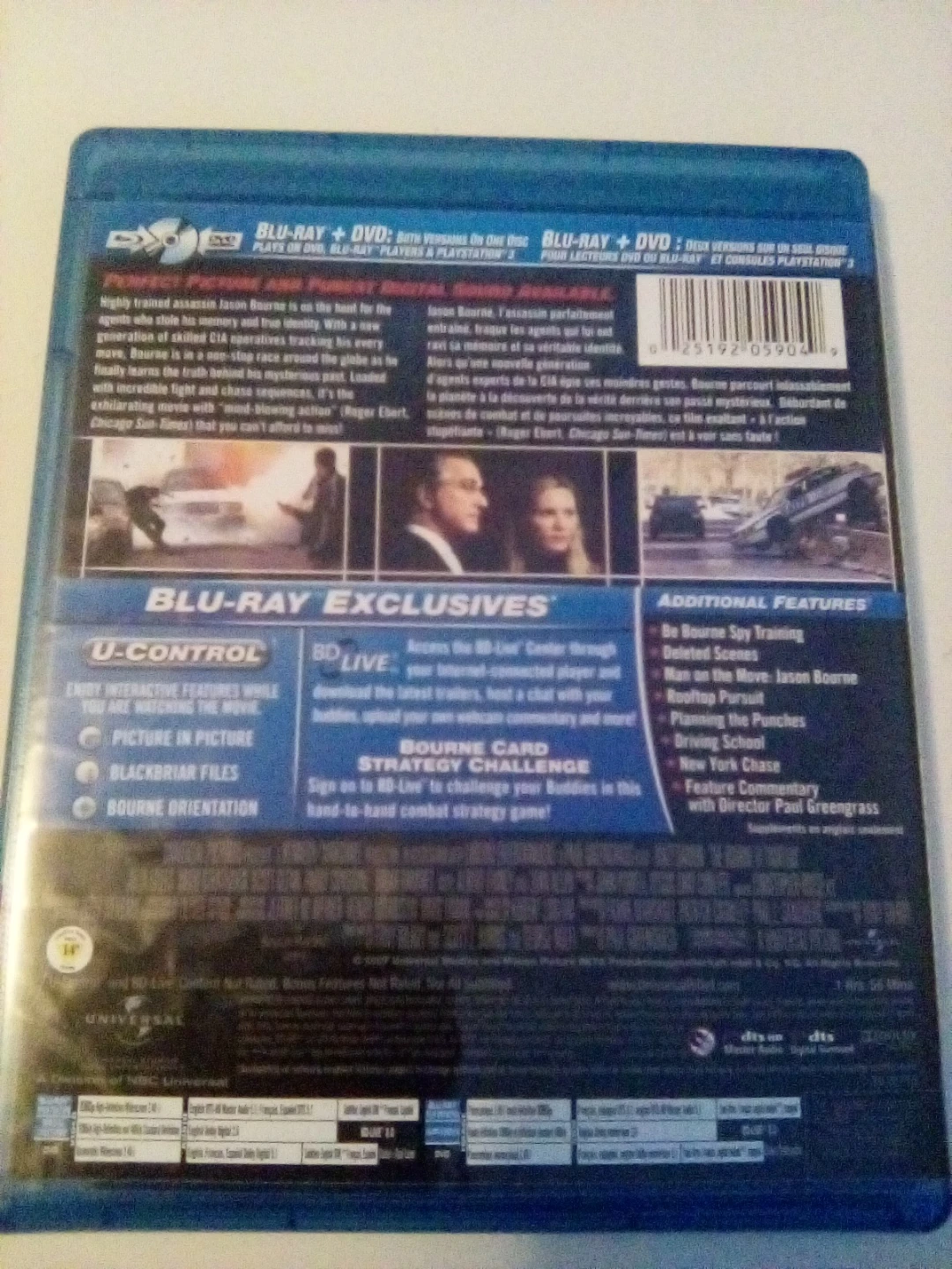 The Bourne Ultimatum Blu-Ray + DVD - photo 2