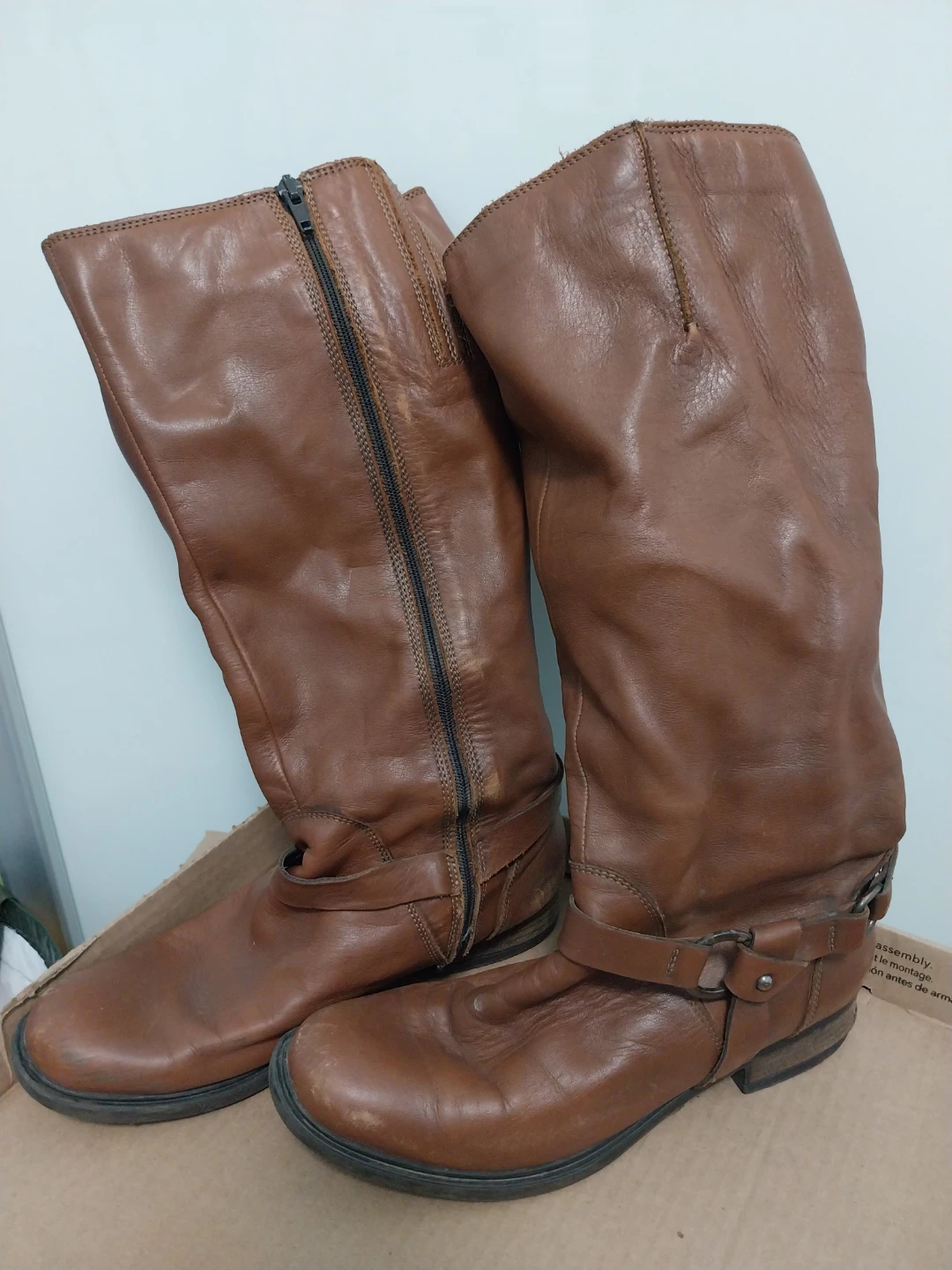 Clarks Brown Leather Knee-High Boots - photo 2