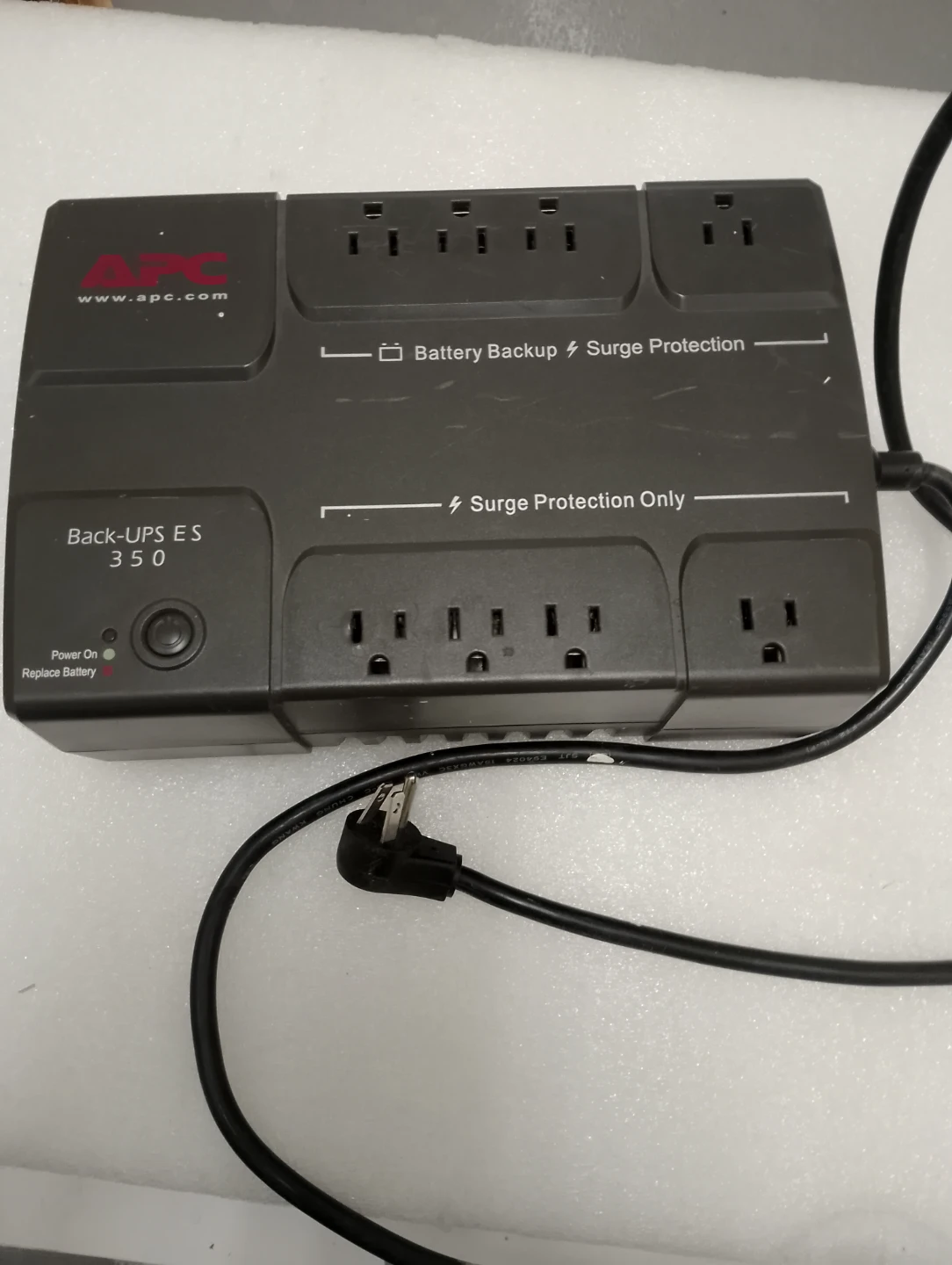 APC Back-UPS ES 350 Battery Backup. (Battery Not Working)