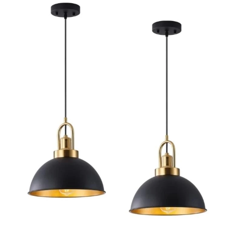 Febeleven Pack of 2 Farmhouse Pendant Light - photo 5