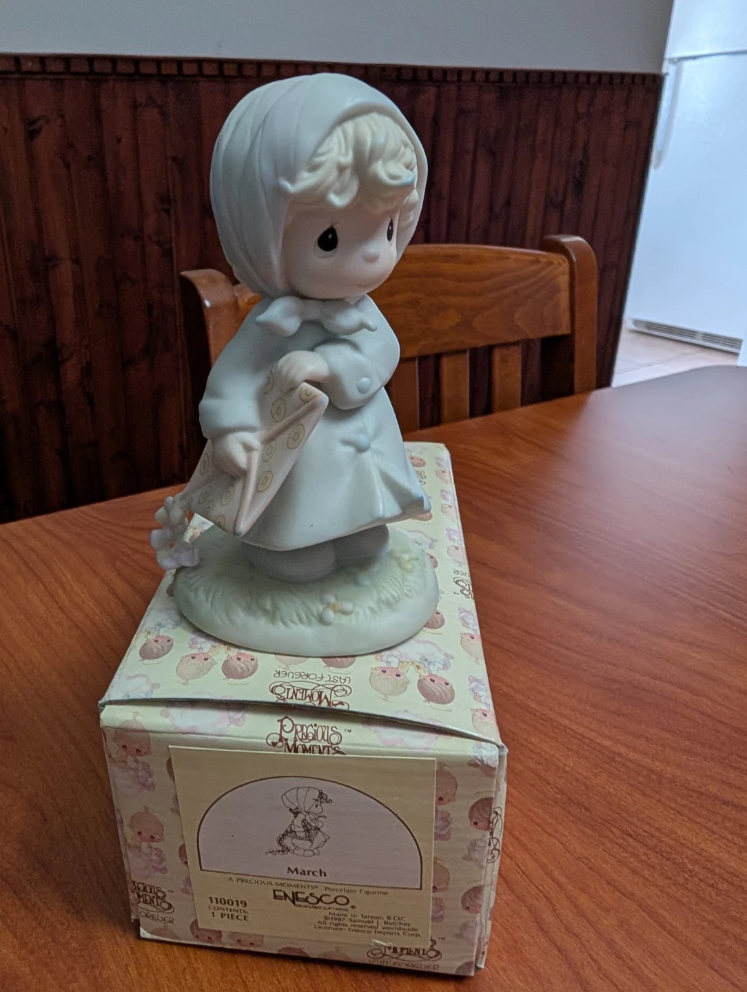 Precious Moments March Porcelain Figurine