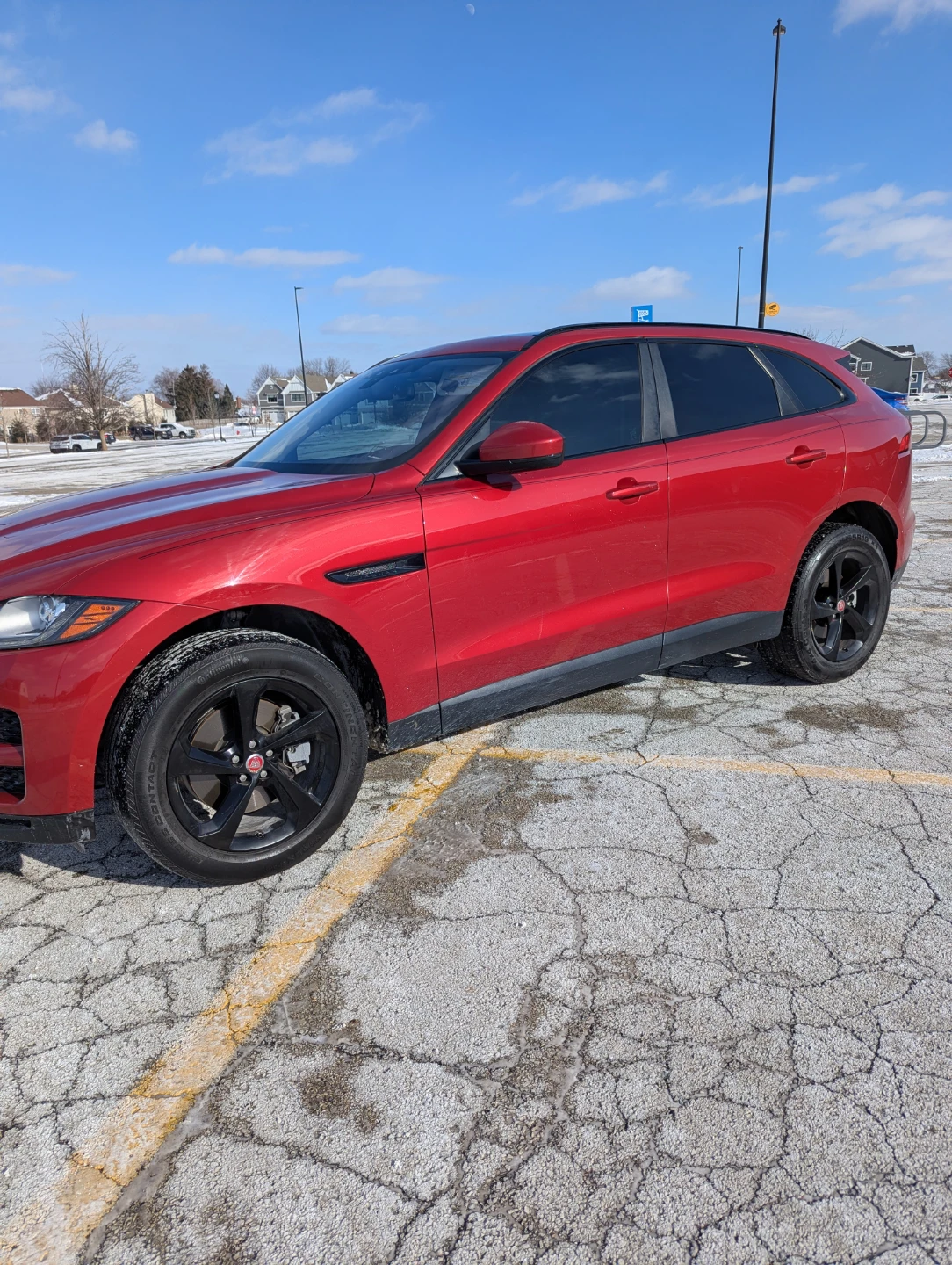 2017 Red Jaguar F-Pace SUV
