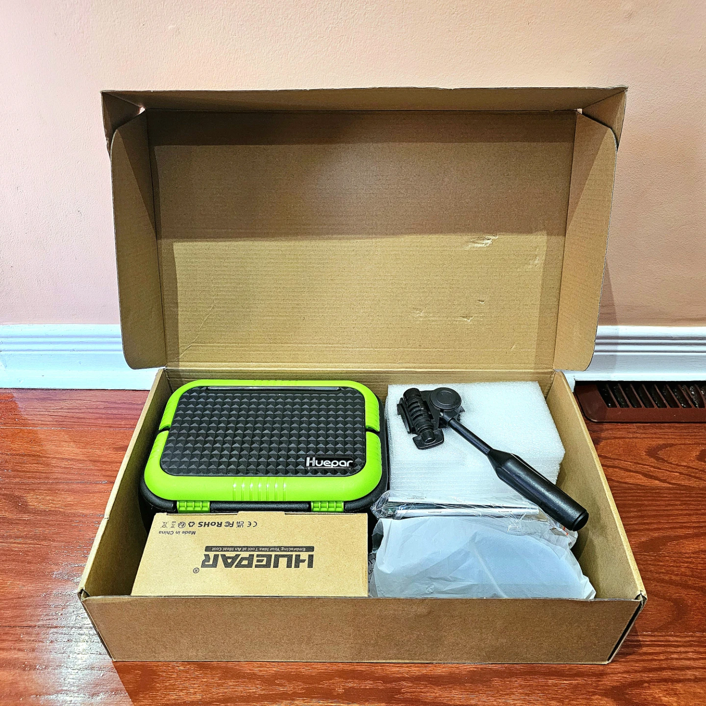 Huepar 3x360 Green Laser Level 3D Self Leveling Kit - photo 3