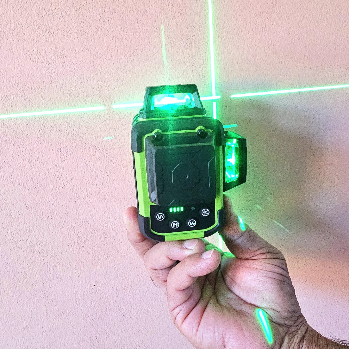 Huepar 3x360 Green Laser Level 3D Self Leveling Kit - photo 5